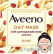 Aveeno - Oat Face Mask with Pomegranate Seed Extract Aveeno - Oat Face Mask with Pomegranate Seed Extract