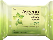 Aveeno - Positively Radiant Makeup Removing Wipes Aveeno - Positively Radiant Makeup Removing Wipes
