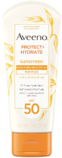 Aveeno - Protect + Hydrate Lotion Sunscreen With Broad Spectrum SPF 50 For Face Aveeno - Protect + Hydrate Lotion Sunscreen With Broad Spectrum SPF 50 For Face