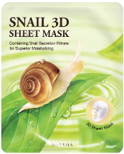 Missha - Snail 3D Sheet Mask Missha - Snail 3D Sheet Mask