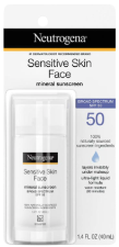 Neutrogena - Neutrogena Sensitive Skin Face Liquid Sunscreen Broad Spectrum SPF 50 Neutrogena - Neutrogena Sensitive Skin Face Liquid Sunscreen Broad Spectrum SPF 50