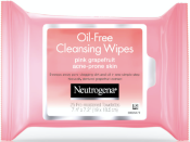 Neutrogena - Oil-Free Cleansing Wipes-Pink Grapefruit Neutrogena - Oil-Free Cleansing Wipes-Pink Grapefruit
